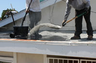 Wall flat roofing repair